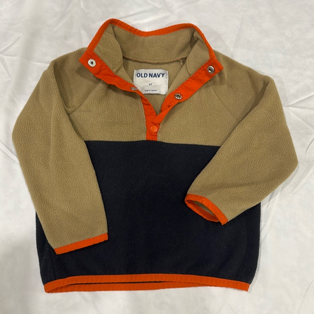 Old Navy 1/4 button fleece sweatshirt